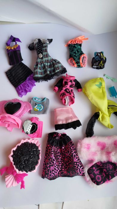 Monster high Монстер хай одежда, аксессуары г1, г2, г3