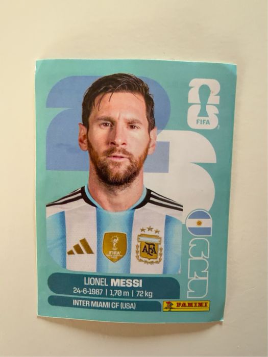 Figurinha Lionel Messi ARG17 – Panini FIFA World Cup 2026 – Original