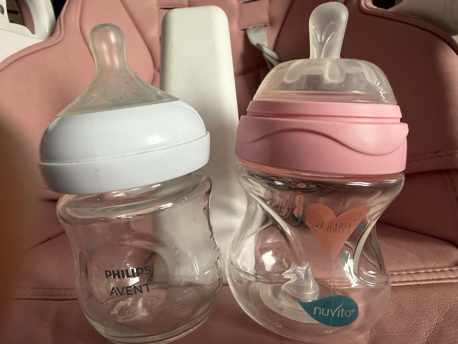 Butelki szklane nuvita i philips avent 140 ml
