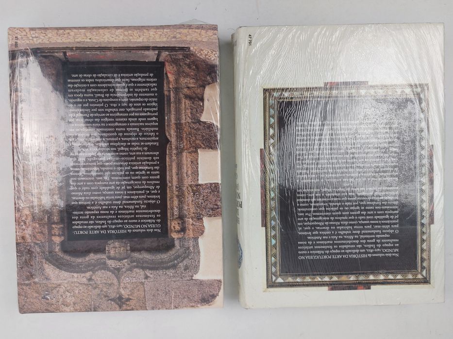 2 livros sobre a história da arte portuguesa