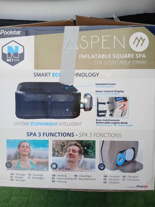 Jacuzzi pompowane 4-osobowe