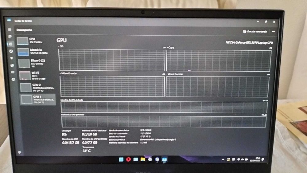 HP OMEN Gaming Laptop 16 | GeForce RTX 3070 | Ryzen 7 5800H | 16GB RAM