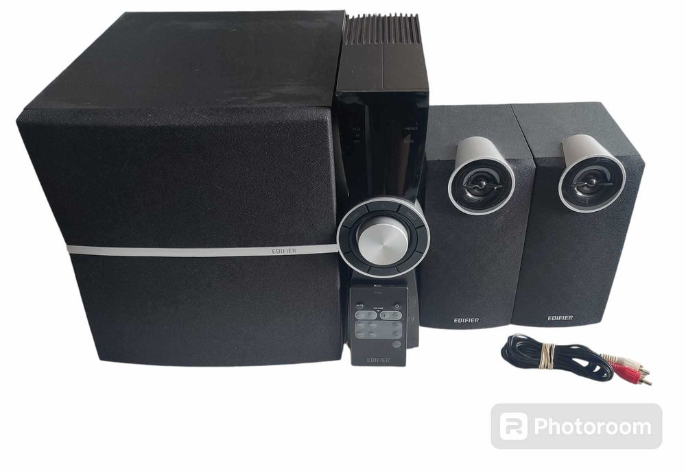Zestaw audio DVD pioneer + kolumny Edifier