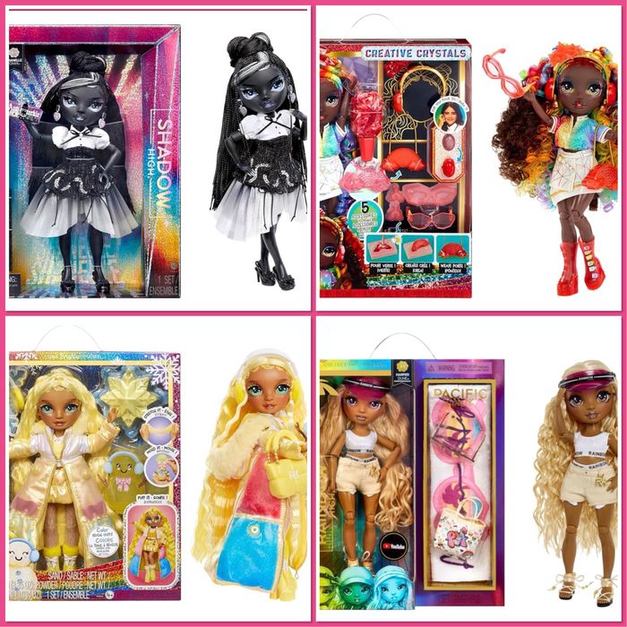 Shadow High Limited Edition Doll Shanelle Onyx RAINBOW HIGH Winter Wonderland Sunny Pacific Coast Rainbow High Creative Crystals Iris