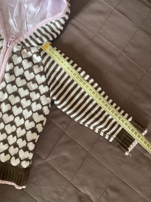 Кофта на підкладці для дівчинки 12/18 міс