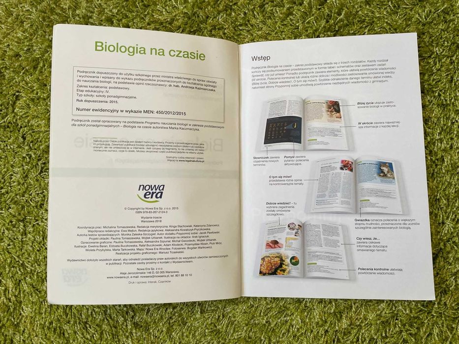Książka z biologii - Biologia na czasie Nowa Era