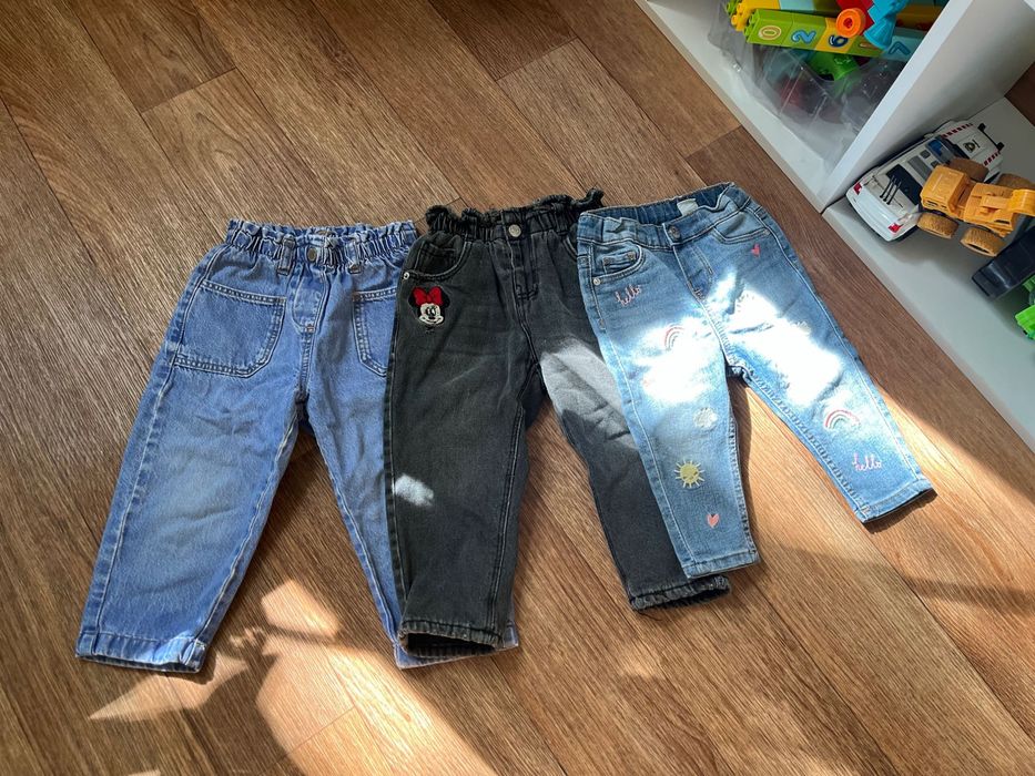 Джинси Zara hm 86/92