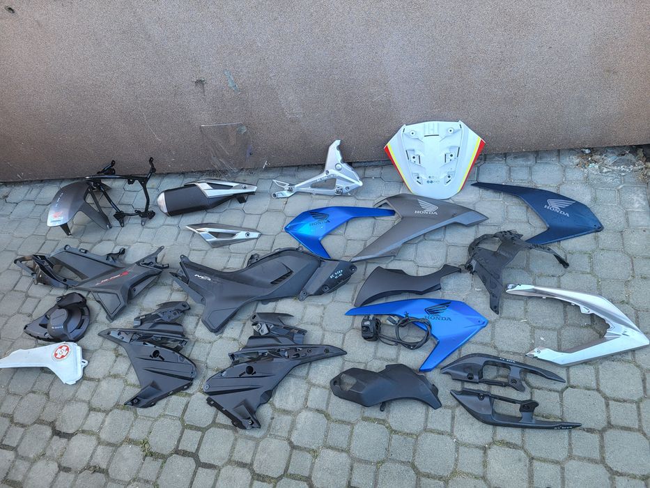 Honda nc700 nc 750x integra owiewka  plastik błotnik stelaz wydech nc 750  oslona