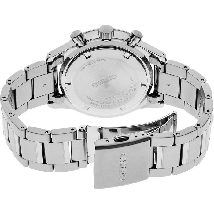 Оригинал! Часы мужские Seiko SSB413P1 хронограф годинник Sapphire 100М