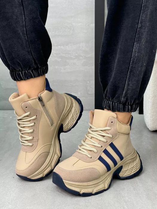 Зимові кросівки-черевики з масивною підошвою 24 стелька: 670 грн