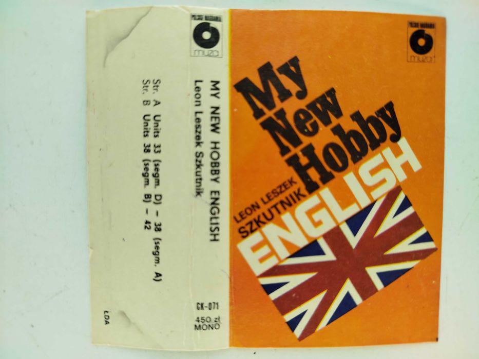 My New Hobby English Leszek Szkutnik kaseta Polskie Nagrania 33-42