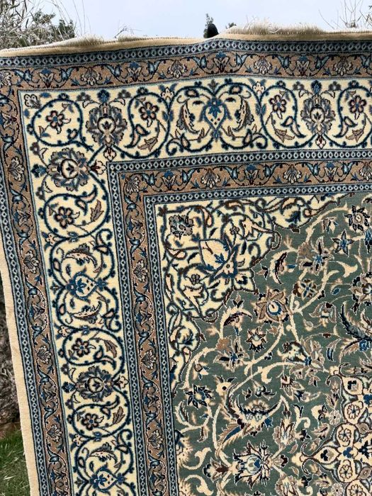 Nowy Dywan Perski Kaszmirowy + Jedwab Iran Nain 200x200 sklep 30 tyś