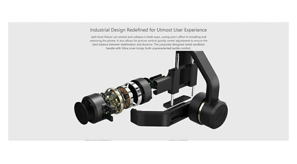 FeiyuTech SPG 3 Estabilizador Video de Punho Duplo Gimbal Novo!