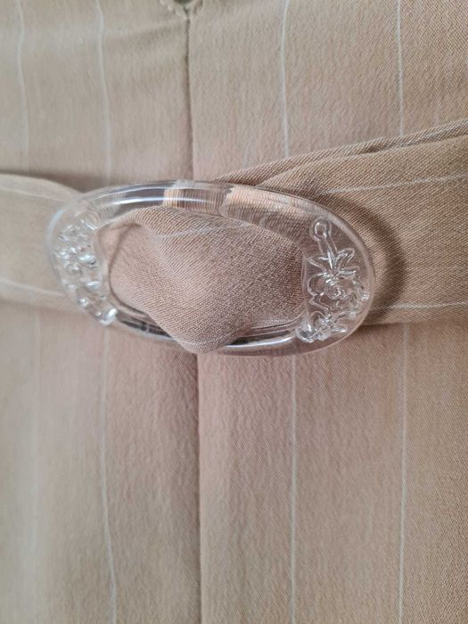 Saia comprida, tecido fino