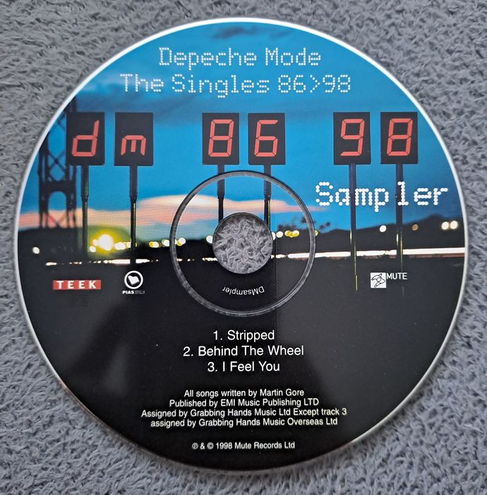 Depeche Mode The Singles 86 98 Promo Sampler