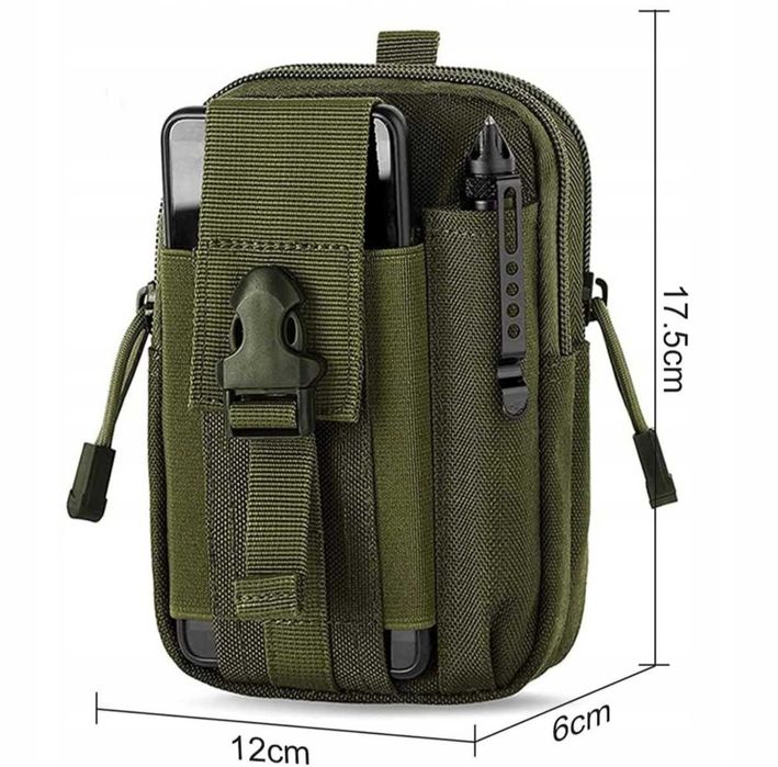 Pas Wojskowy + Nerka Zielona Komplet