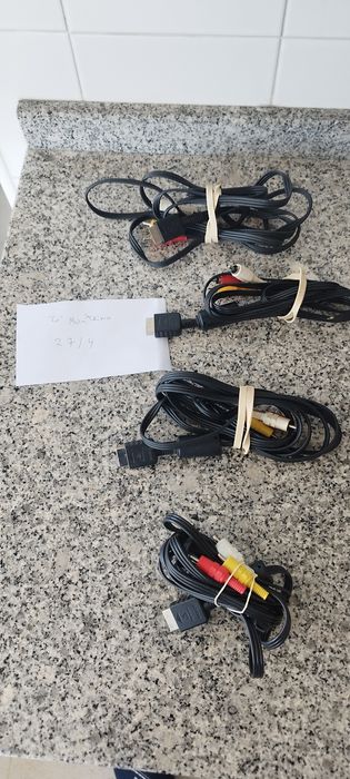 Cabos Av PS1 e Ps2