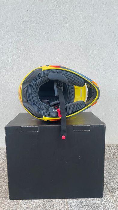 Capacete Fox V1 Motif Yellow