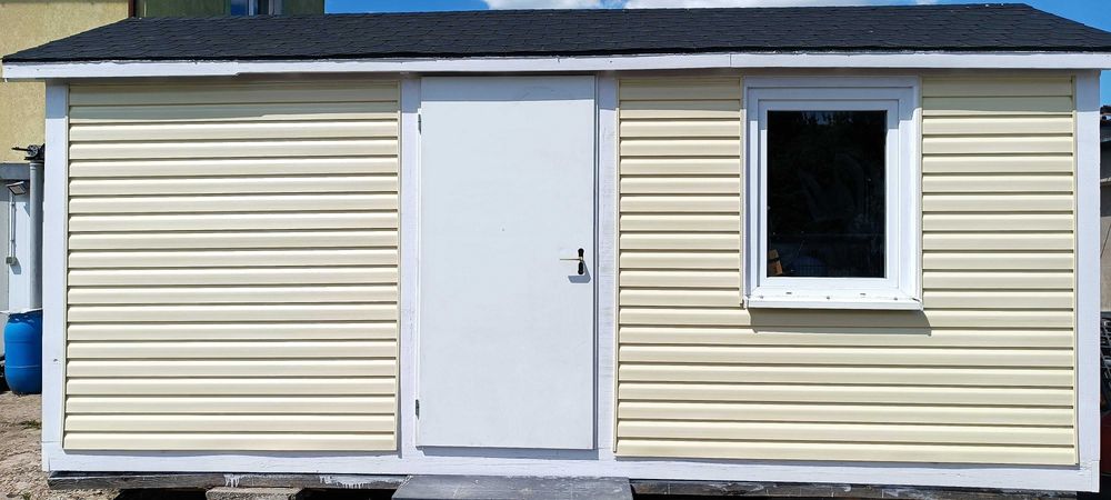 Domek mobilny  ocieplony, z instalacją, 11,5 m²