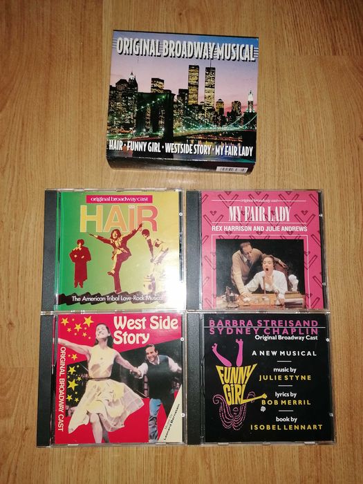 Compilação CDs de musicais da Broadway