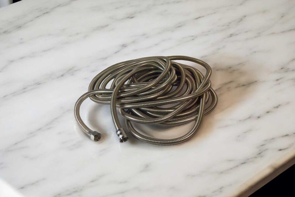 Długi wąż prysznicowy 10m chromowany elastyczny wąż prysznicowy