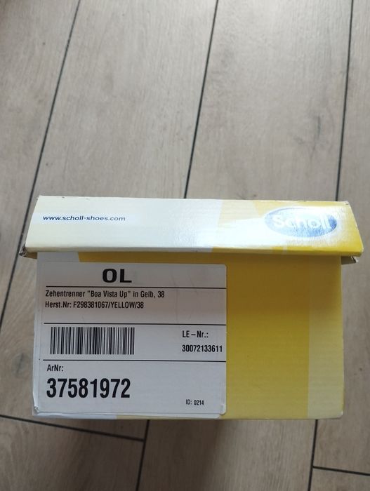 Nowe klapki japonki Scholl 38
