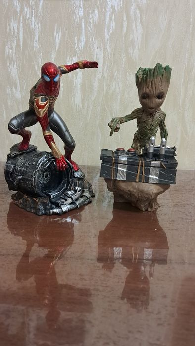 Человек паук, Фігурка Spidermаn, людина павук,Groot,Ґрут