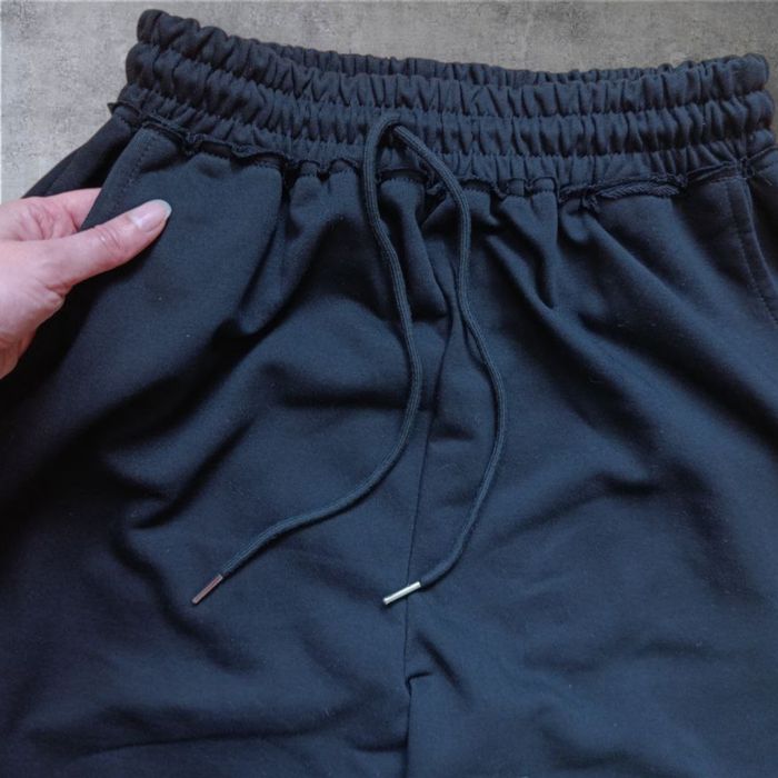 Широкі спортивні чорні  штани з написом  оверсайз baggy sweatpants