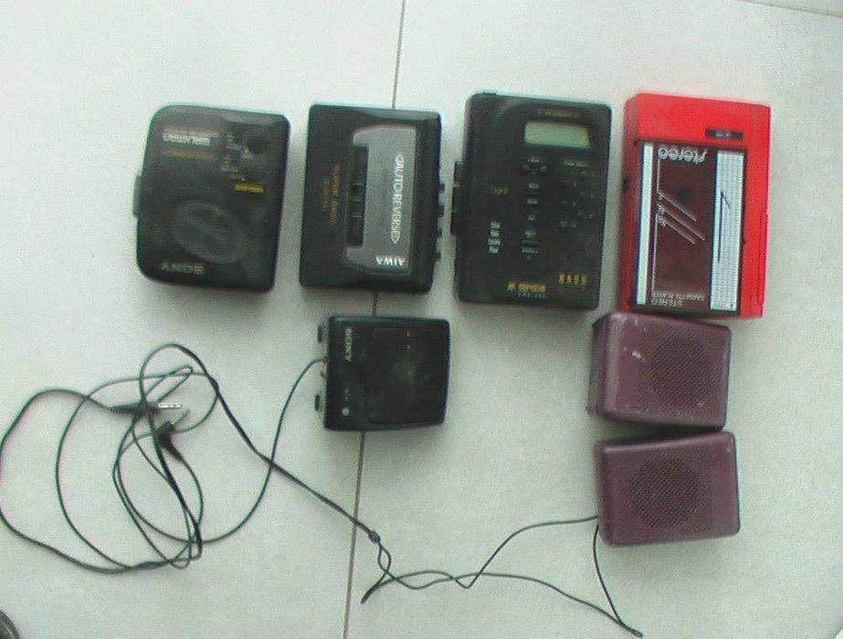 Wolkman kasetowy Aiwa Sony głośniki