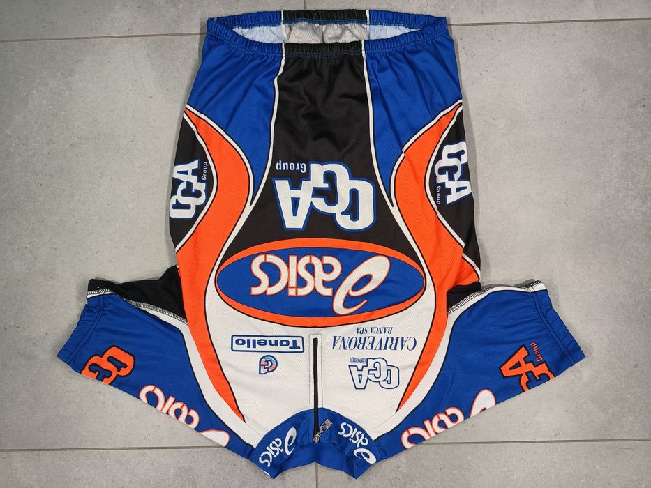 Vintage koszulka Asics kolarska roz. M męska rowerowa