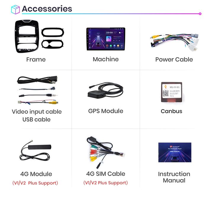 Rádio 10" android Renault Clio 2013 a 18 CARPLAY WIFI GPS 2/32GB Novo