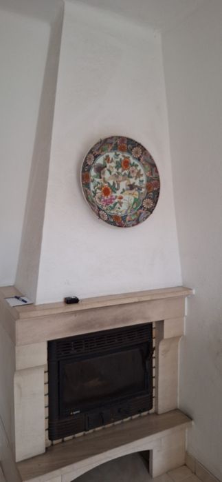 Prato chinês antigo 50 cm