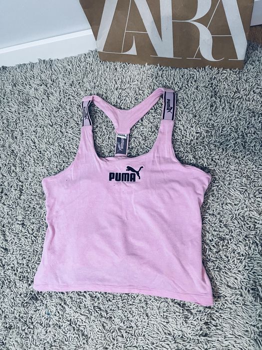 Rozowy sportowy top damski rozm xxl puma silownia