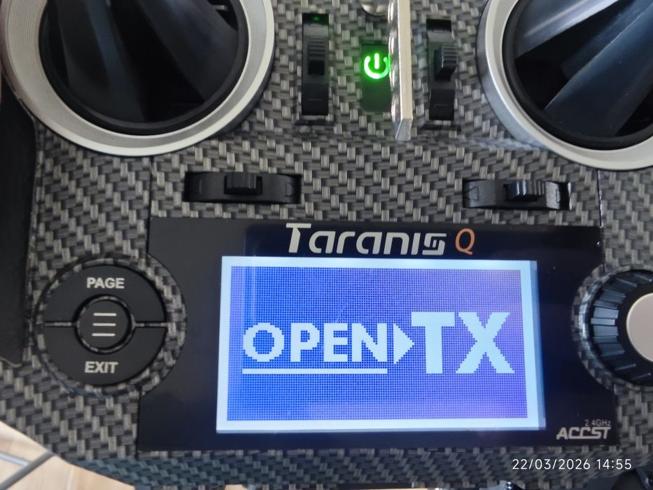 FrSky Taranis Q X7S (Hall Gimbals) + TBS Crossfire Micro V2 + Mala