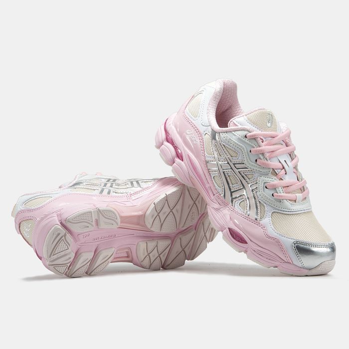 Кросівки Кроссовки Asics Gel-NYC Рожево Сірі Кросовки демісезон
