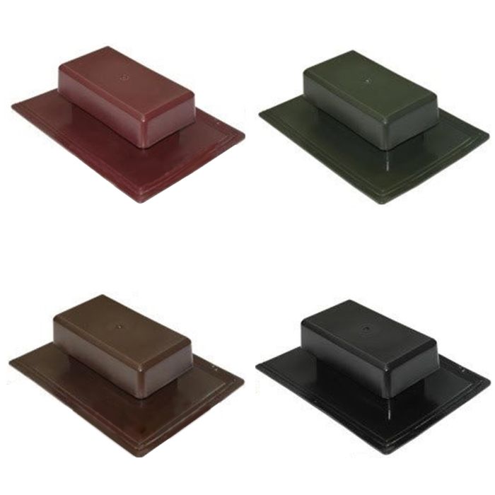 РАСПРОДАЖА Аэратор для битумной черепицы зелен/корич/красный/черный