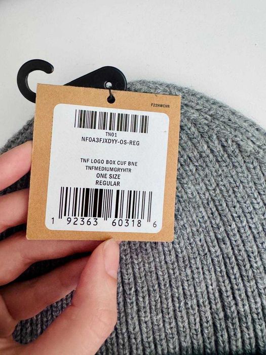 Шапка North Face/ Сіра