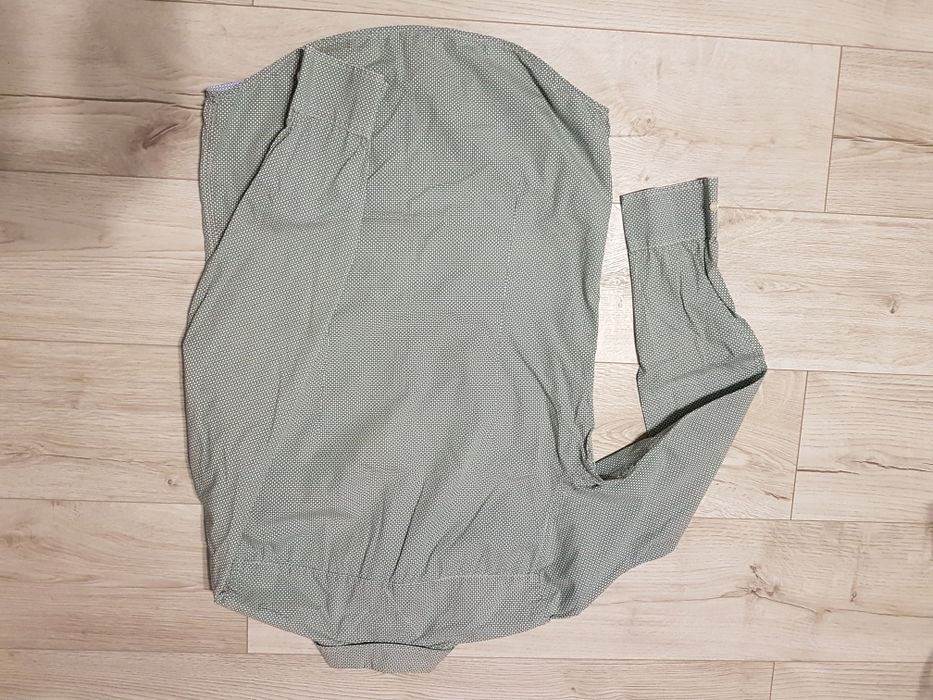 Koszula jak nowa Tommy Hilfiger biało zielona, r. S
