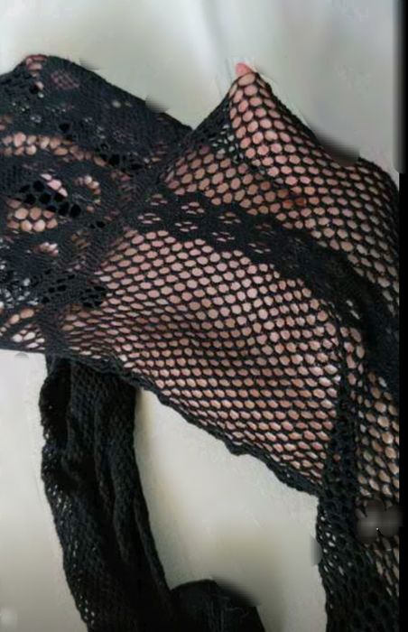 rajstopy czarne  sexi L