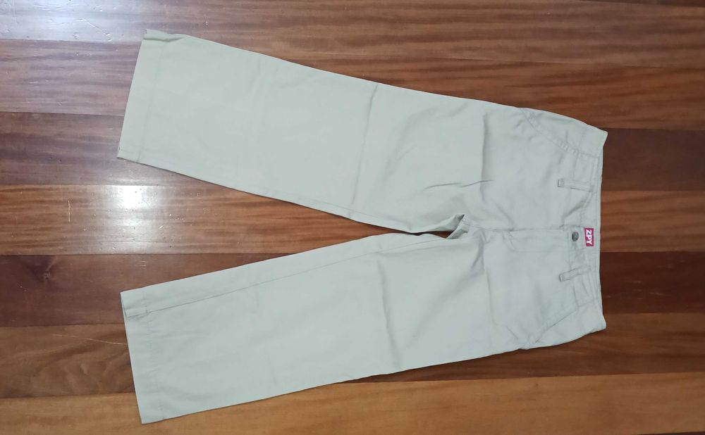 2 Calças de sarja para criança - 7/8 anos