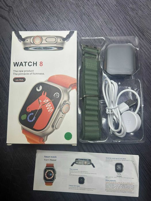 Продам новий смарт годинник Smart watch series 8 XO M8 Pro Ultra 49мм Українська мова