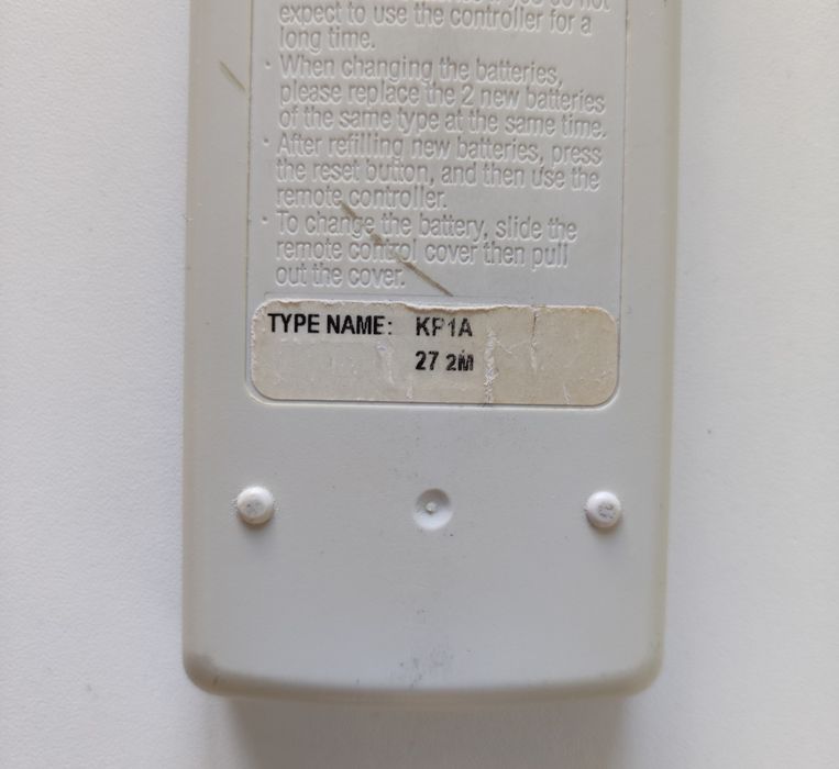 Pilot do klimatyzatora Mitsubishi KF1A w stanie bardzo dobrym