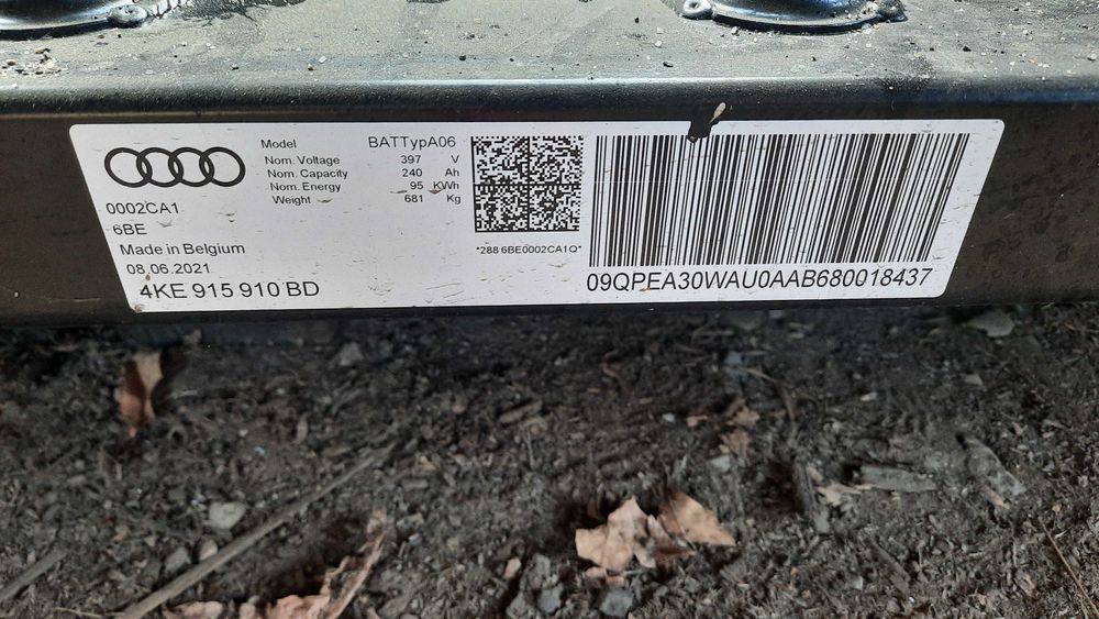 Батарея акумулятор 95kW AUDI E Tron 55 Європа 20тис.км