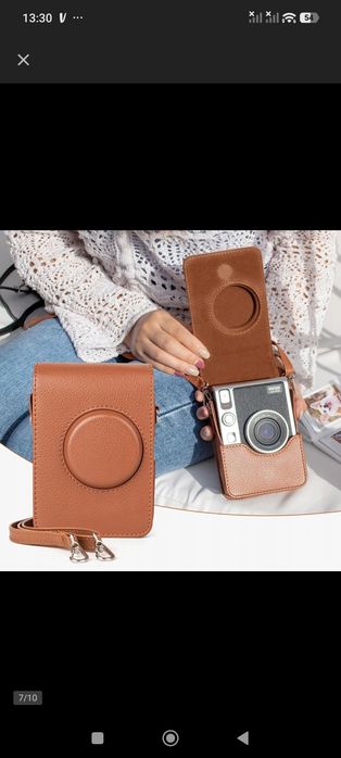 Instax mini Evo brązowy nowy 3x wkłady etui