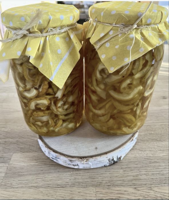 Owoce pigwowca japońskiego w syropie 1 szt - sloik 900 ml