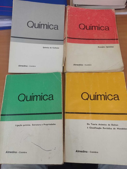 Livros Química Curso Complementar (anos 70)