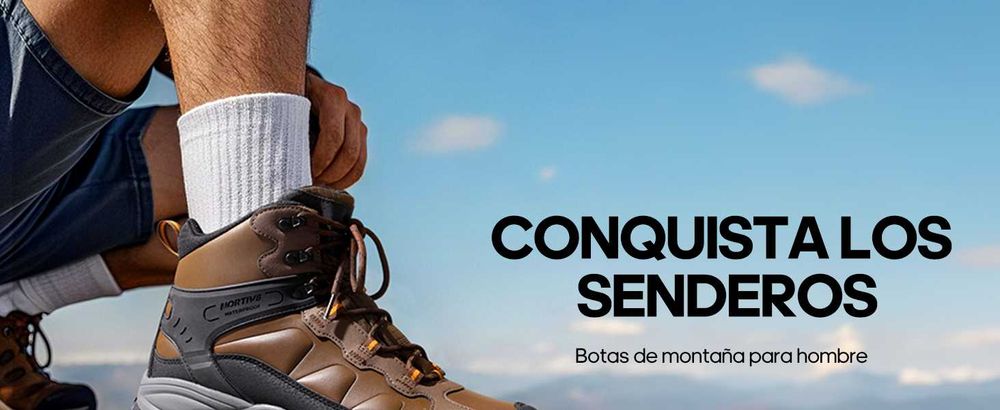 NORTIV 8 Botas de Caminhada e Trekking Impermeáveis para Homem