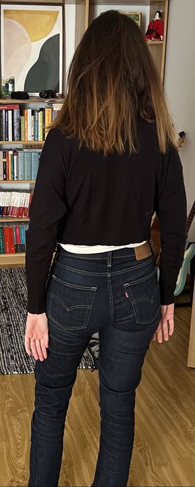 Camisola crop - Only - preta