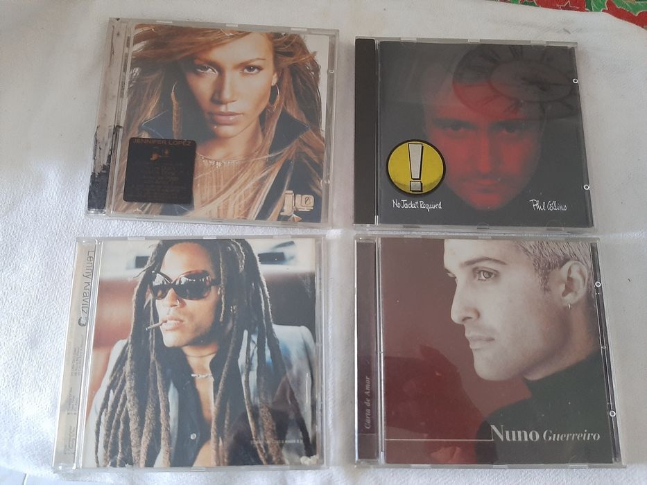 C. d. música originais como novos