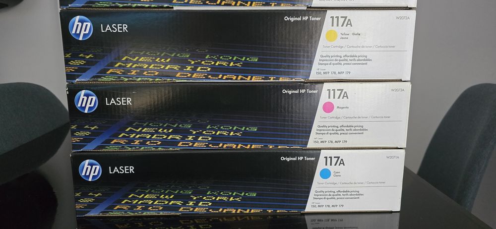 Toners Originais HP 117A Novos